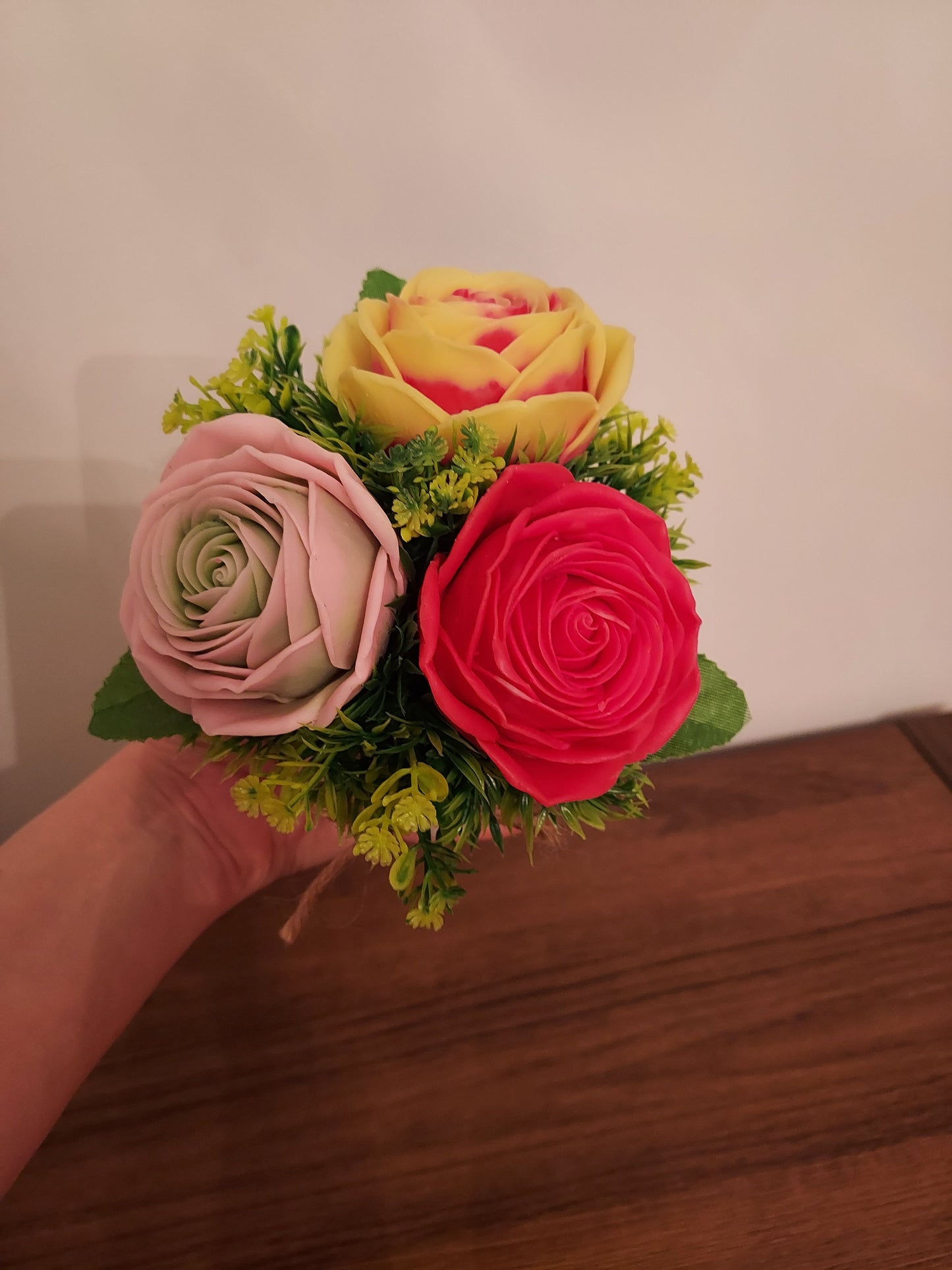 Charming Peony Soap Flowers Bouquet