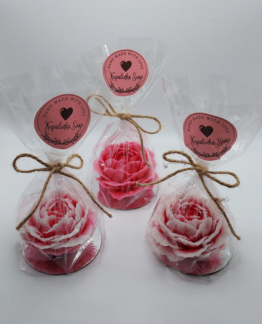 Peony Perfection Soap Flower - Ideal for Party Favors and Wedding Gifts