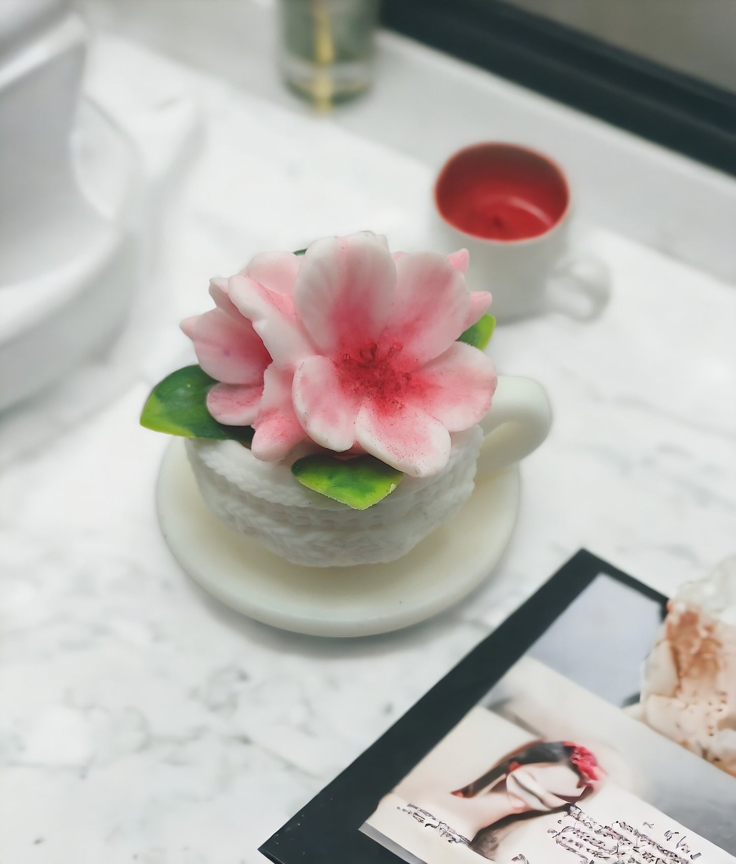 Cherry Blooming Soap Cup