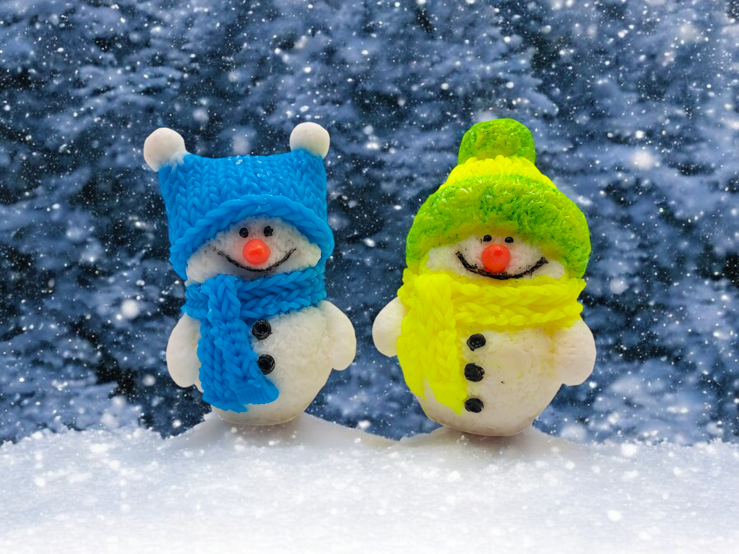 Two Snowman Friends Soap - Holiday Cheer