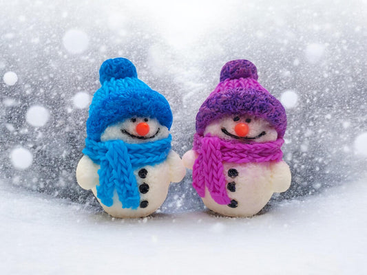 Two Snowman Friends Soap - Holiday Cheer
