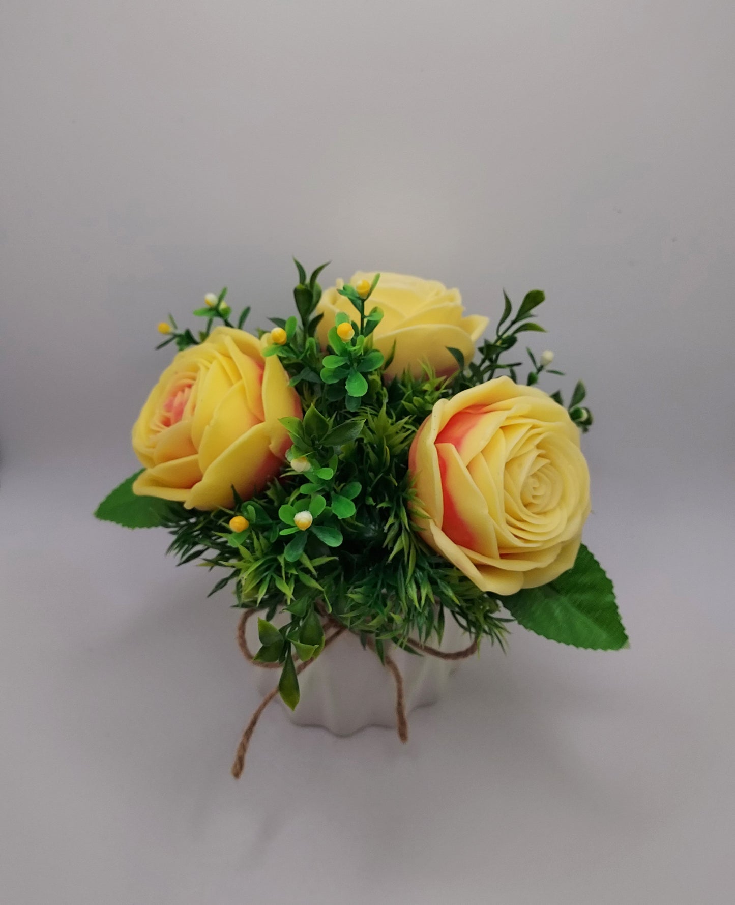 Charming Peony Soap Flowers Bouquet