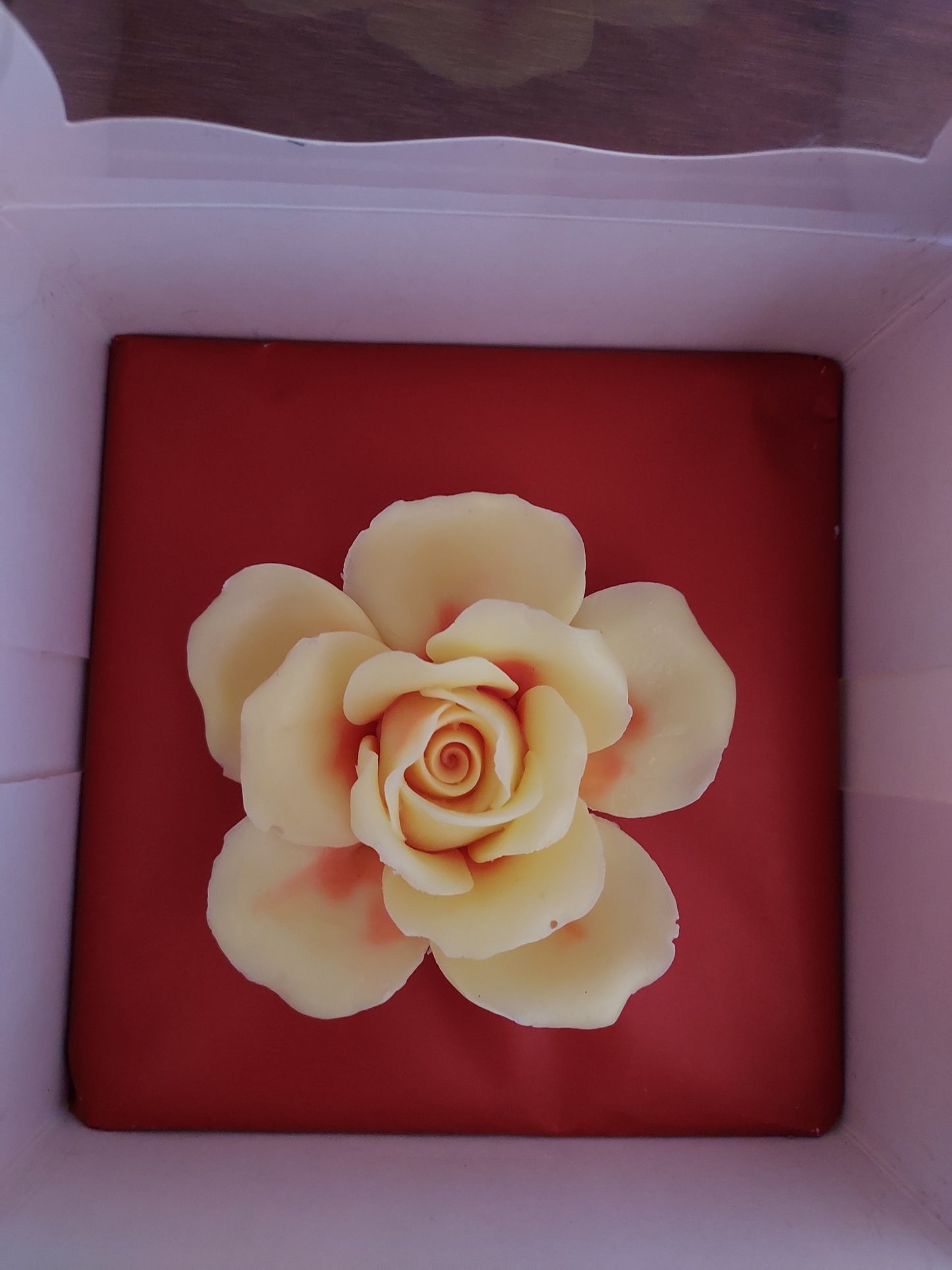 Extra Large Elegance: Handcrafted Soap Flower