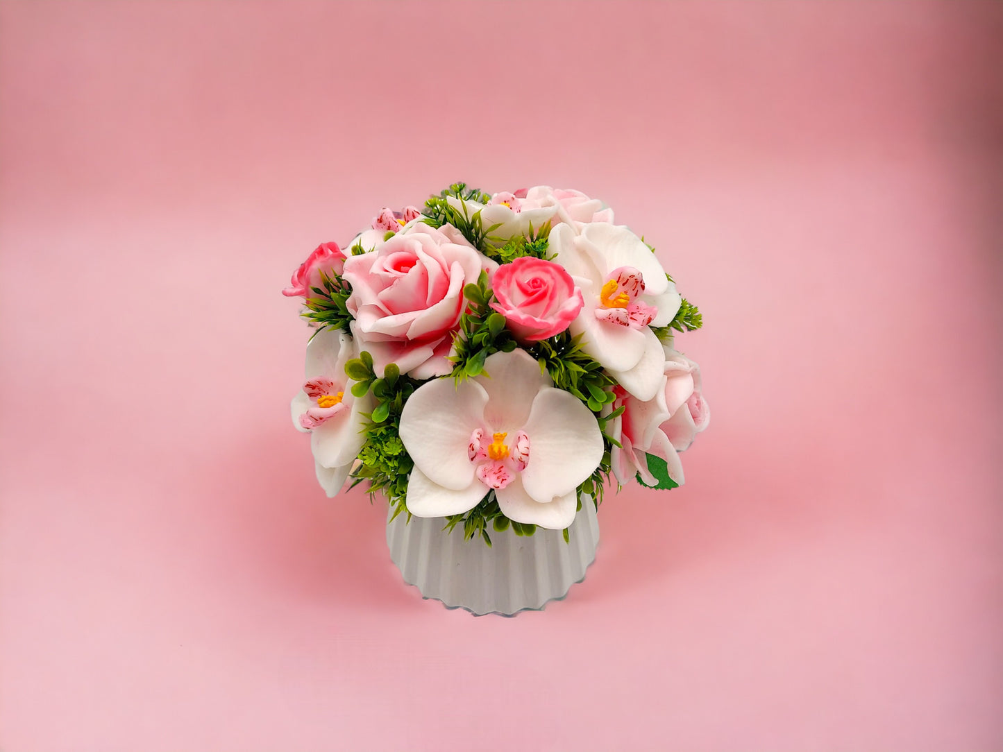 Baby Pink Soap Flowers Bouquet