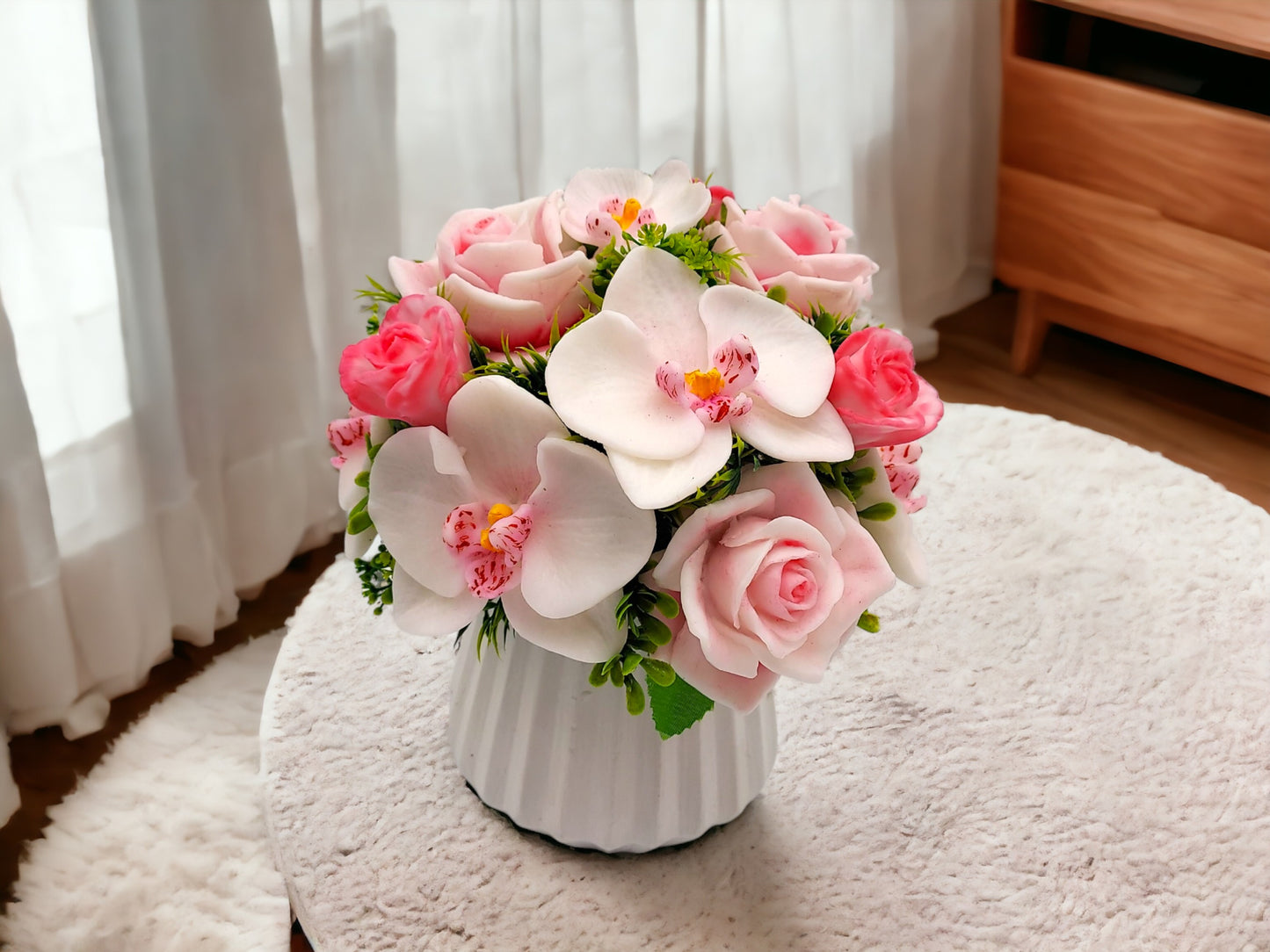 Baby Pink Soap Flowers Bouquet