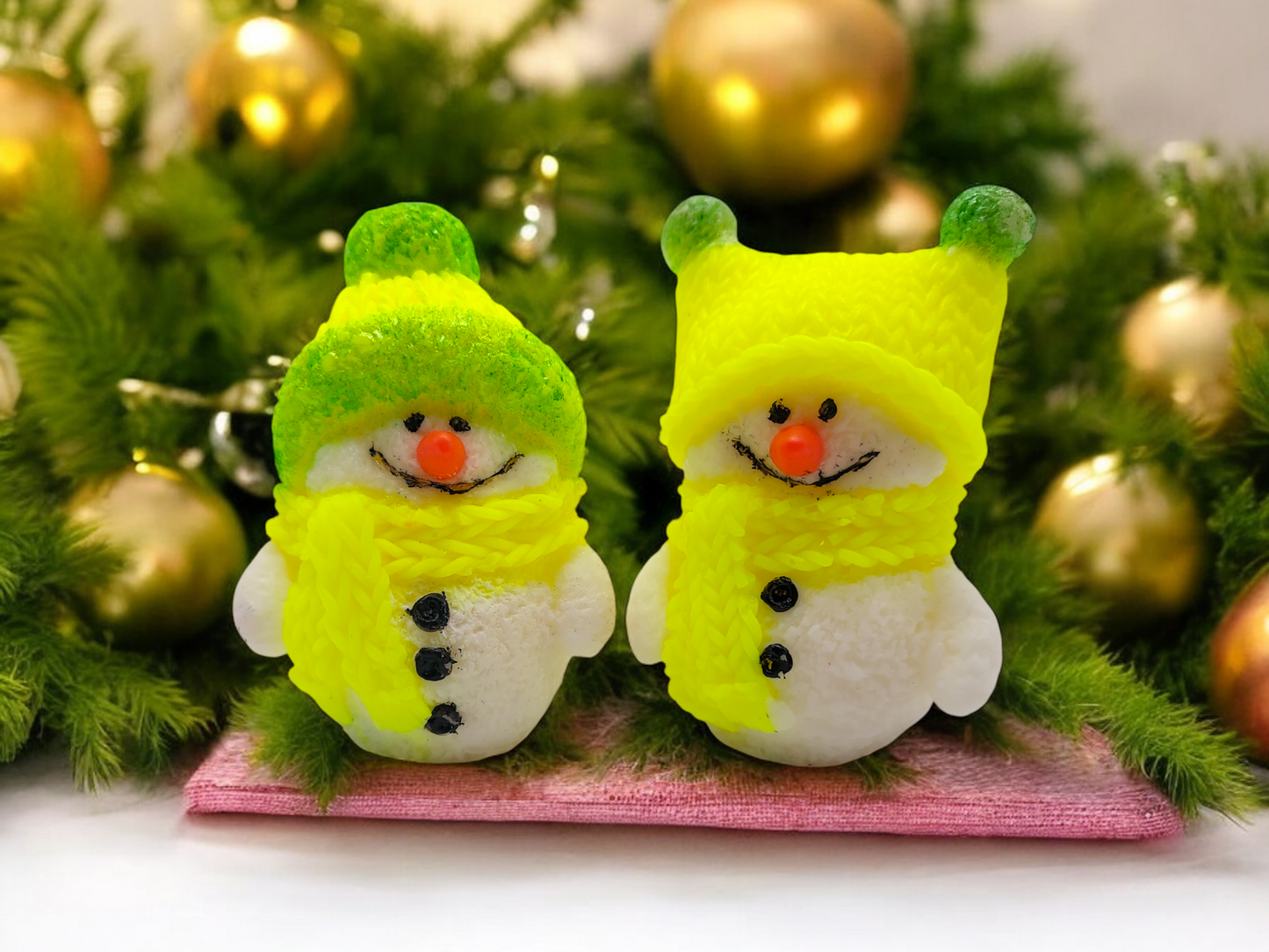 Two Snowman Friends Soap - Holiday Cheer