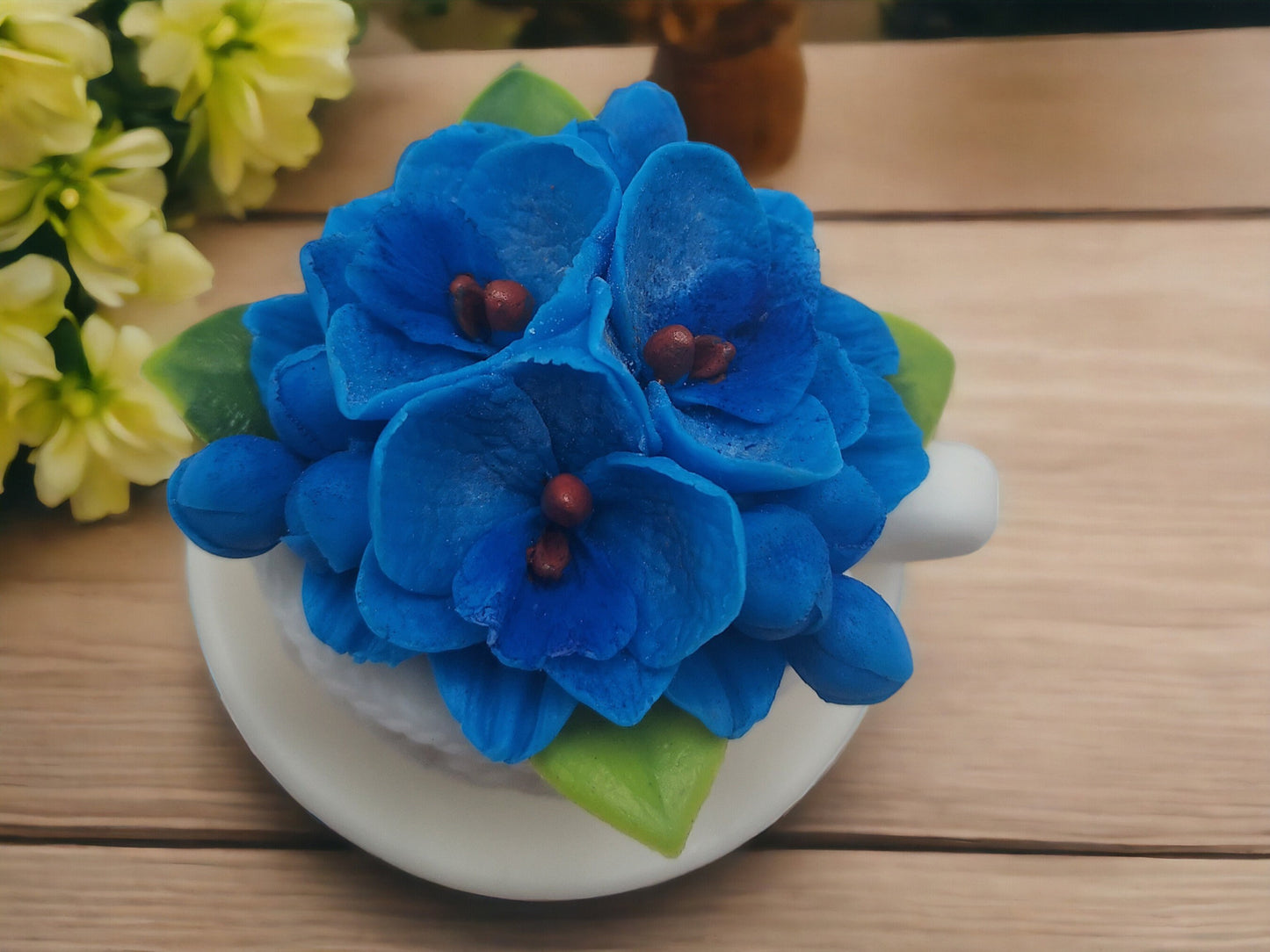 Orchid Blooms Teacup Soap