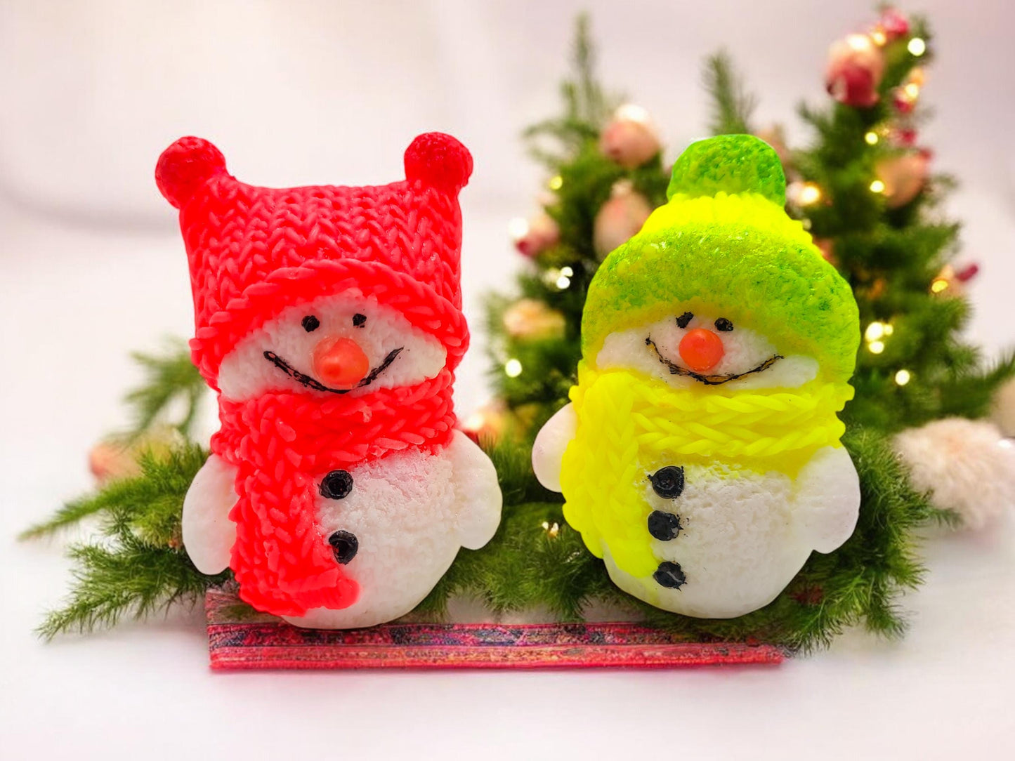 Two Snowman Friends Soap - Holiday Cheer