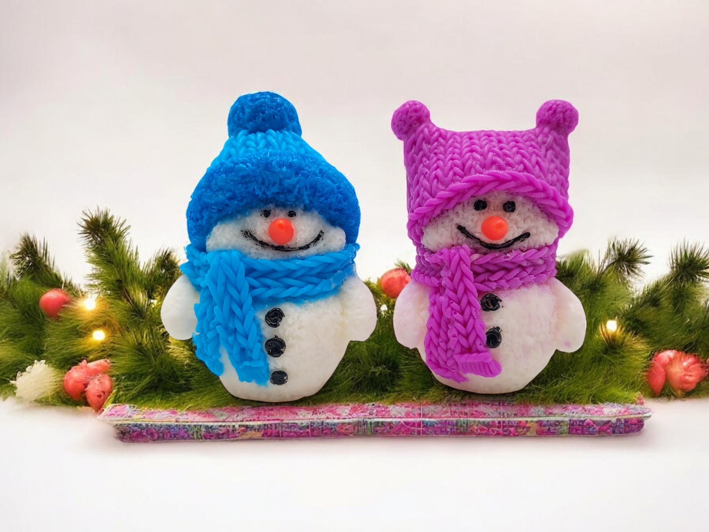 Two Snowman Friends Soap - Holiday Cheer