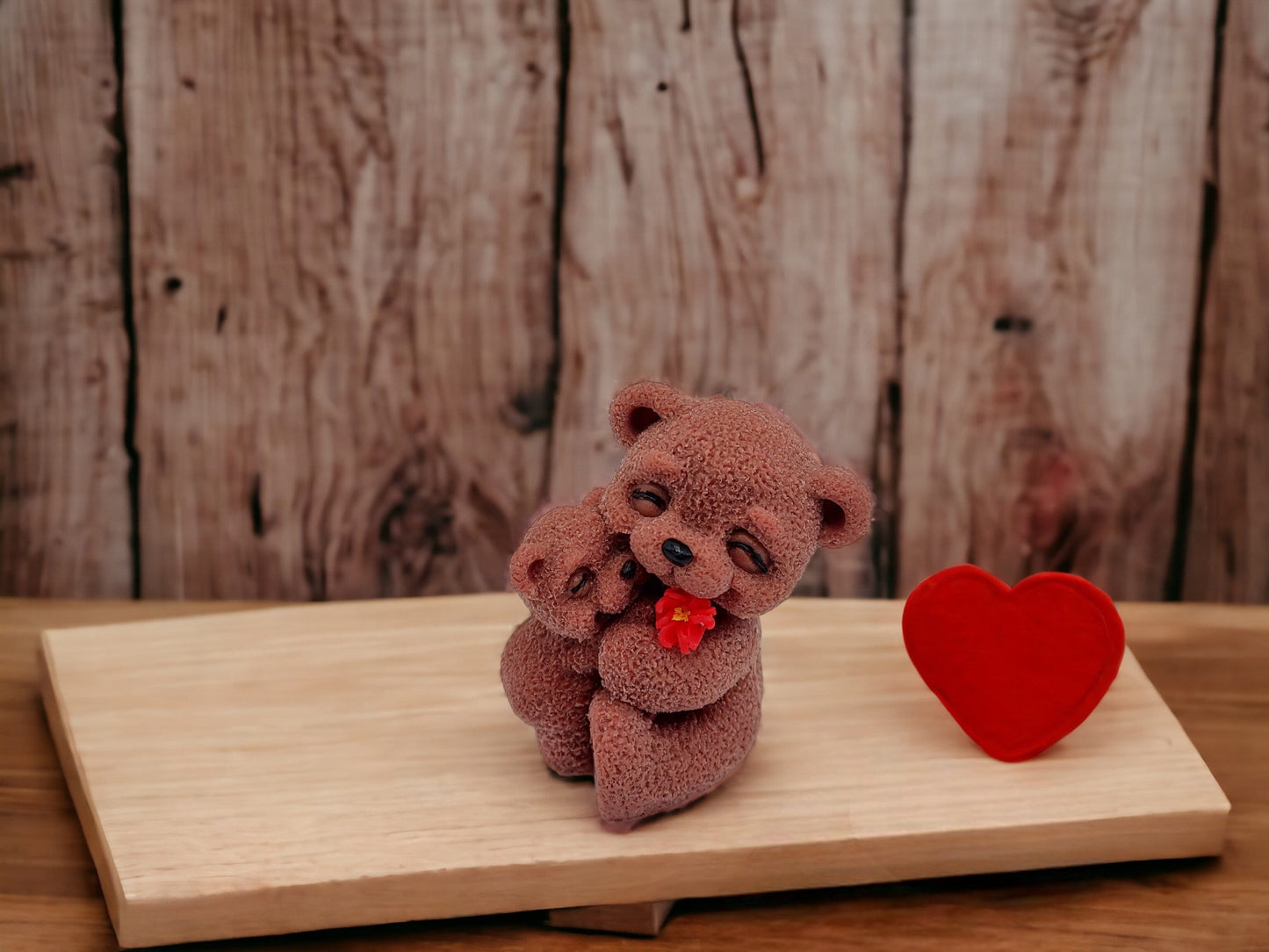Bear Mom and Baby Soap Sculpture