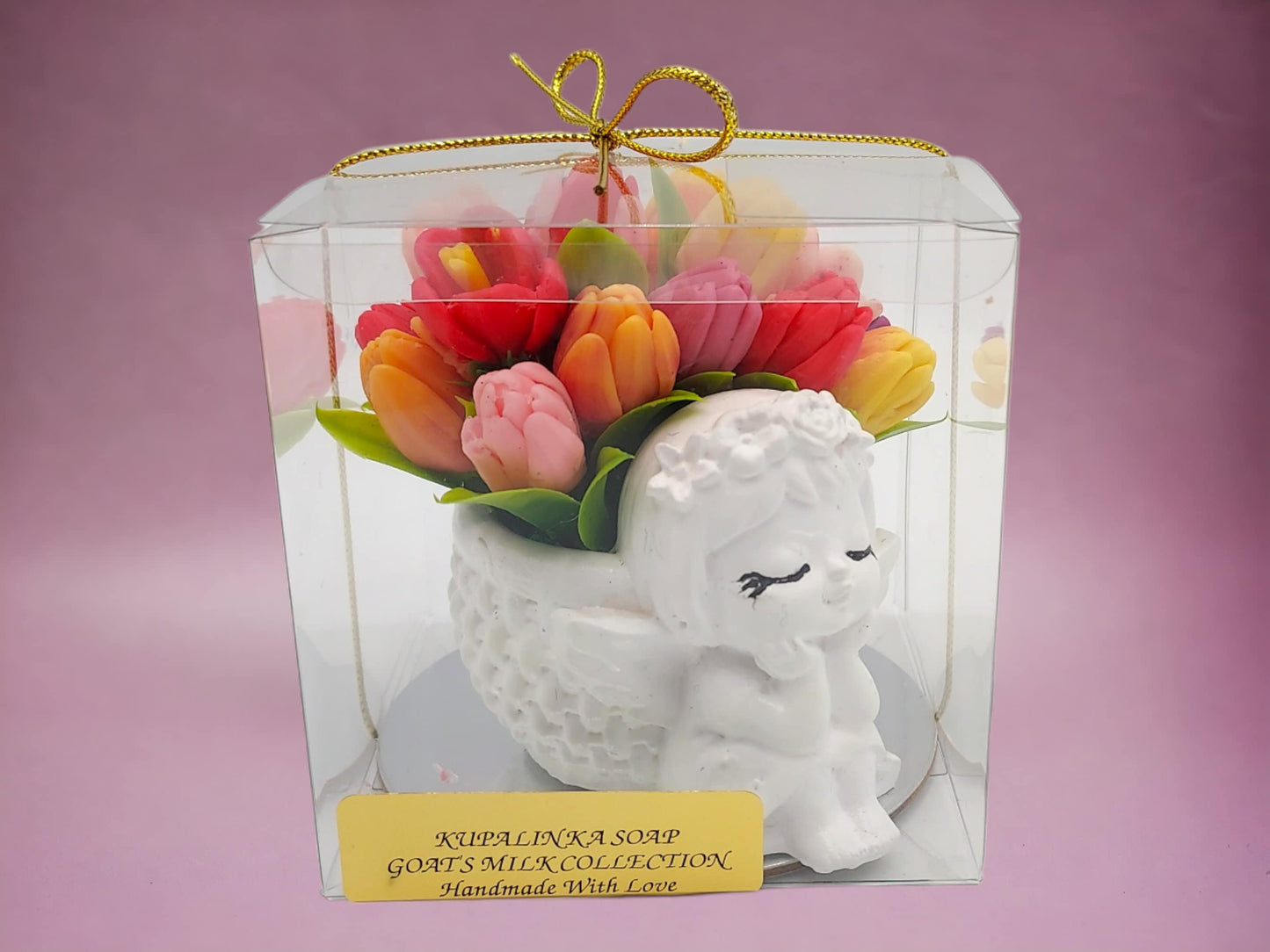 Dreaming Angel Soap Tulips Vase